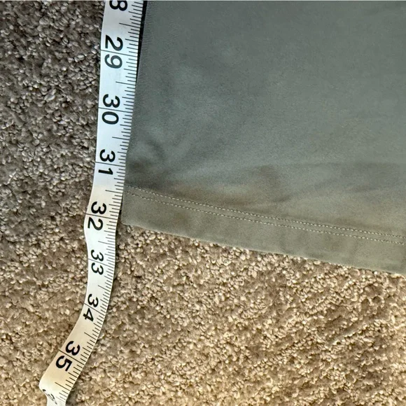 Lululemon ABC Classic-Fit 5 Pocket Pant 32L Warpstreme Army Green Size 34 - Picture 10 of 12